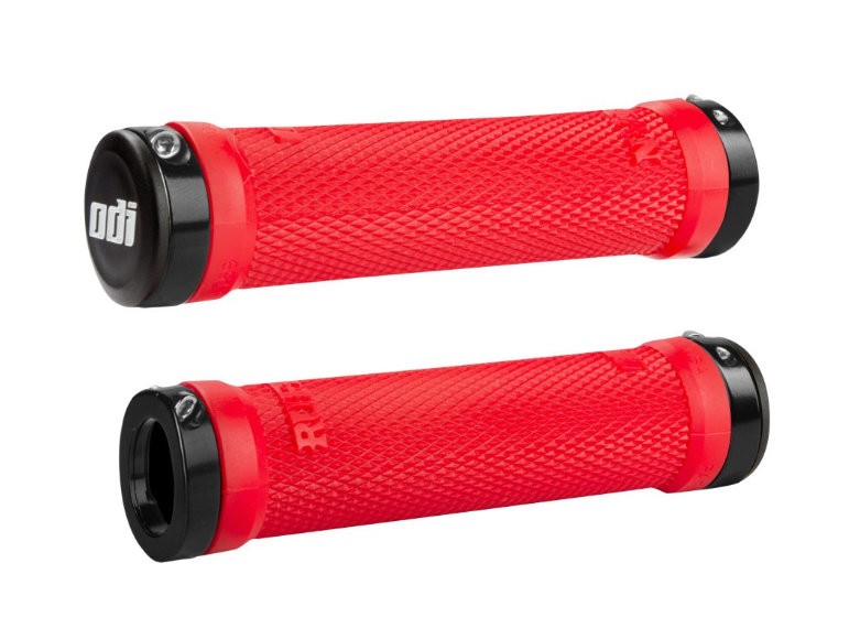 ODI Ruffian Lock On GRIPS Bright Red