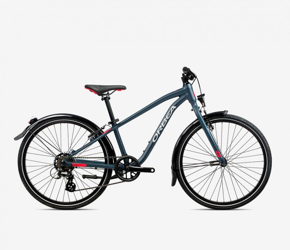 ORBEA MX 24 PARK Blue Bondi - Bright Red