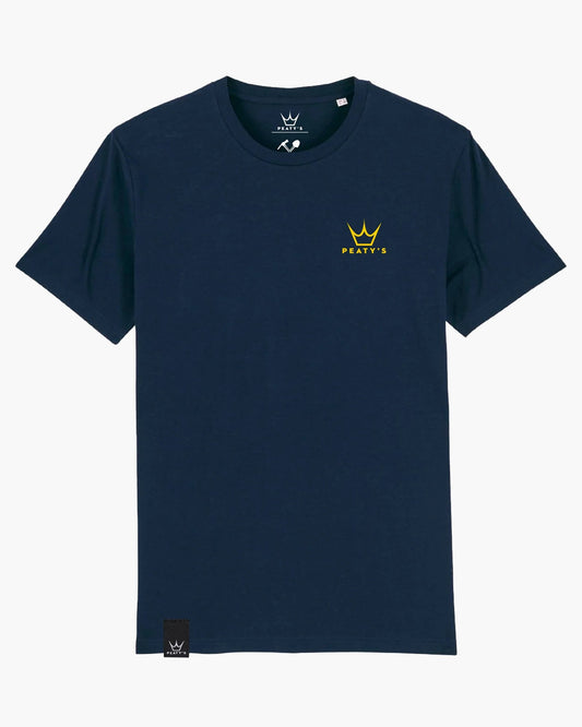 Peaty's AW23 RideWear T-Shirt - Hold Tight Get Loose / Navy M