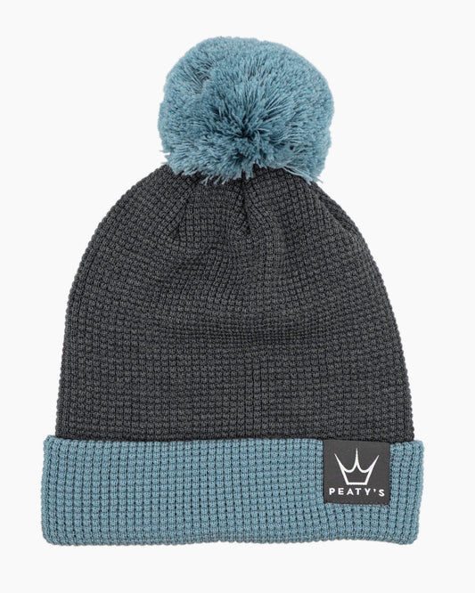 Peaty's AW24 PubWear Merino Bobble Hat - Blueberry