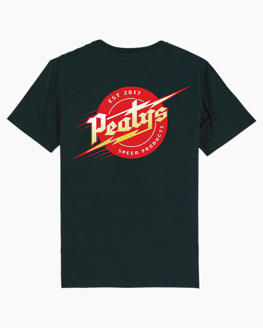 Peaty's AW24 PubWear Tee - Lightning / Black - 2XL