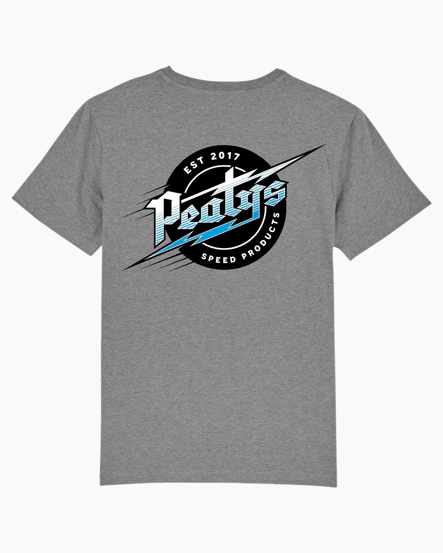 Peaty's AW24 PubWear Tee - Lightning / Mid-Heather Grey - 2XL