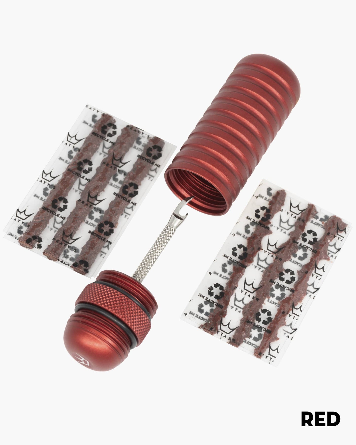 Peaty's Holeshot Tubeless Puncture Plugger Kit Red