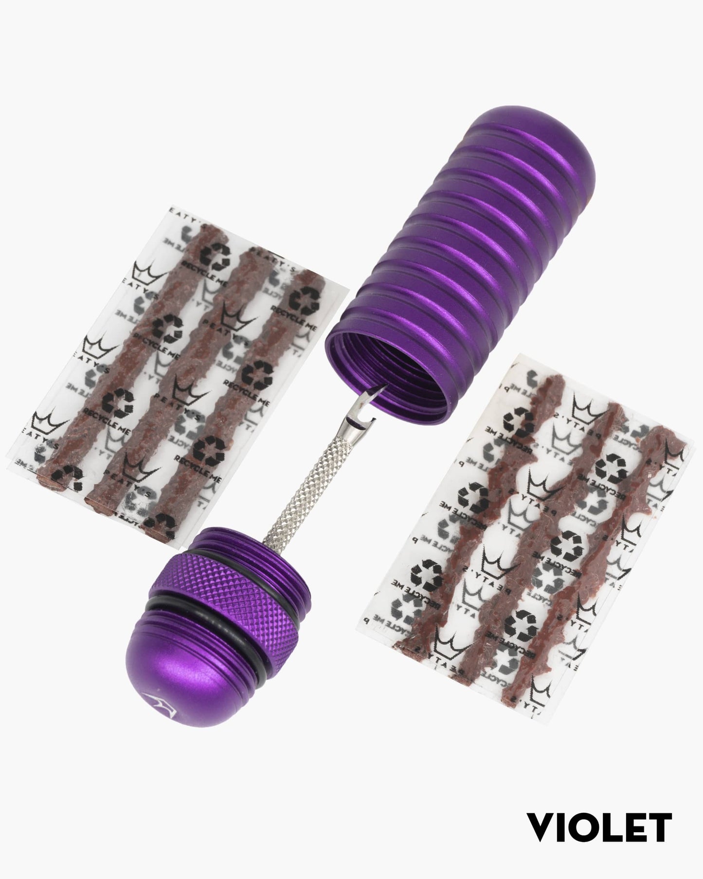 Peaty's Holeshot Tubeless Puncture Plugger Kit Violet