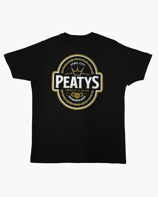 Peaty's Homebrew T-Shirt Black L