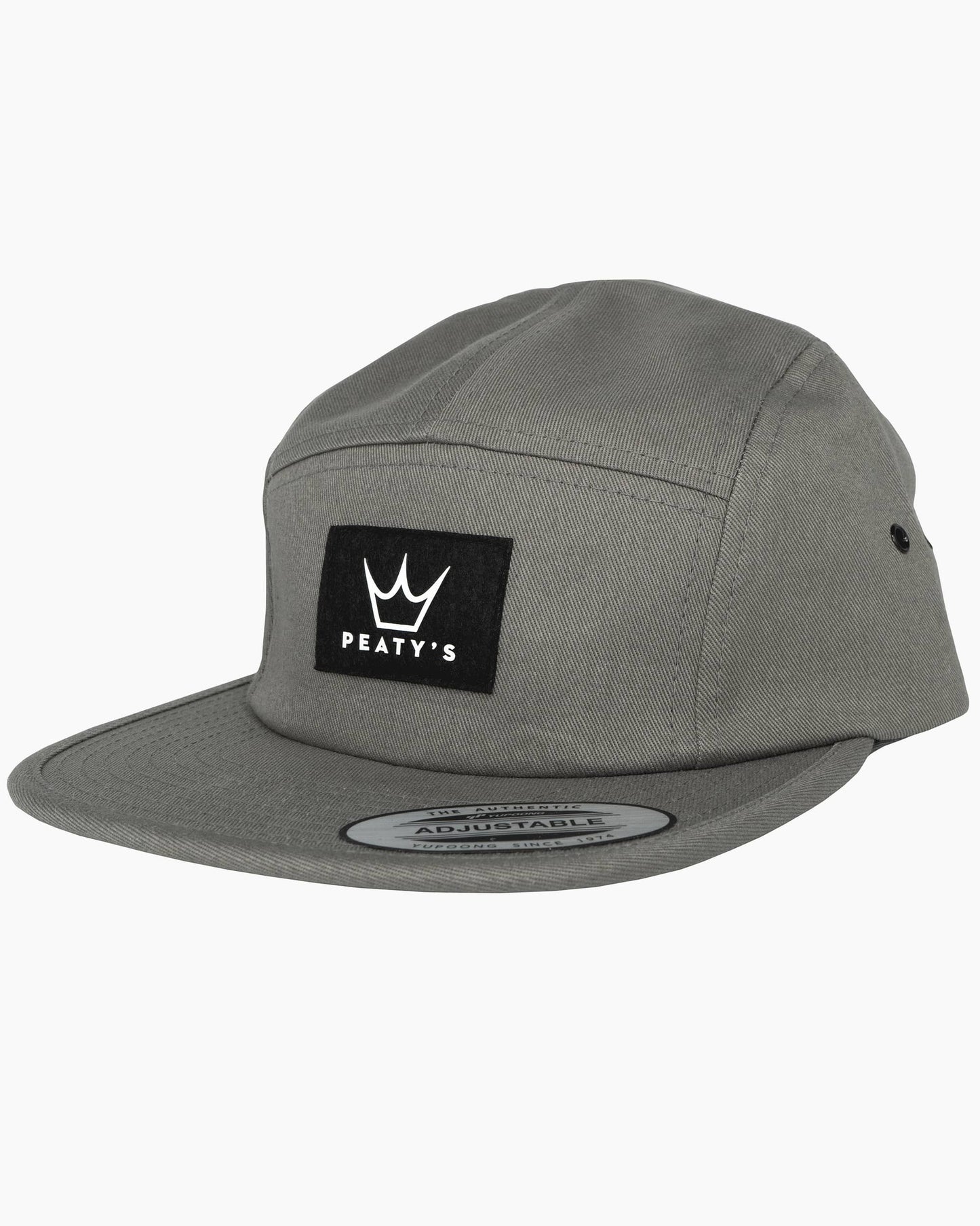 Peaty's Pub Wear 5 Panel Cap Grey