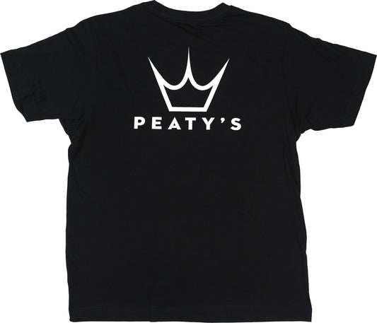 Peaty's Ride Wear Printed T-Shirt - Black - L