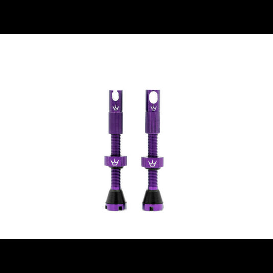 Peaty's x Chris King (MK2) Tubeless Valves - 42mm / Violet