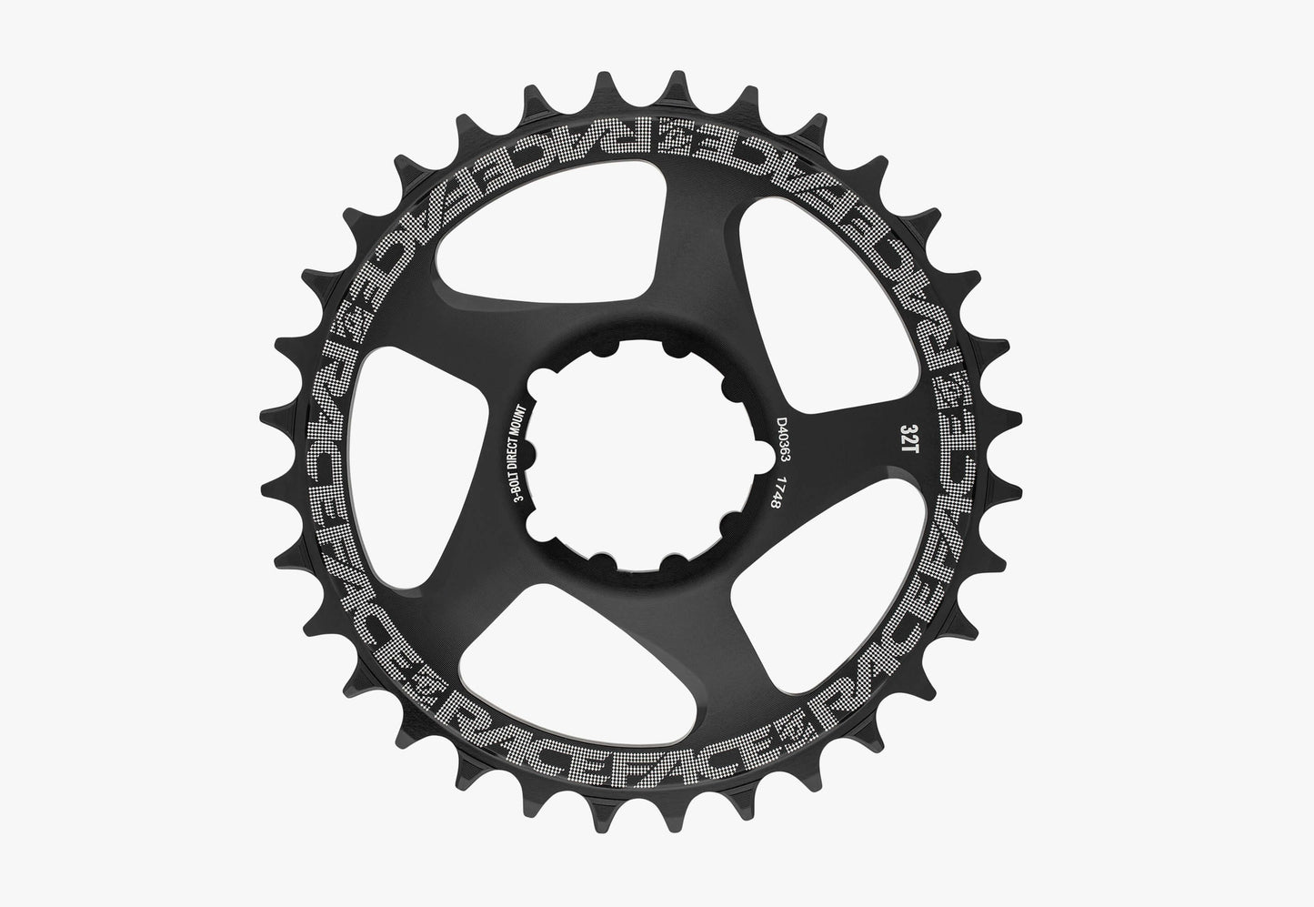 RACE FACE CHAINRING DM 34T BLACK 3 BOLT COMP 10-12S