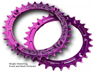 RACE FACE CHAINRING SINGLE NARROW WIDE 104X30 PURPLE