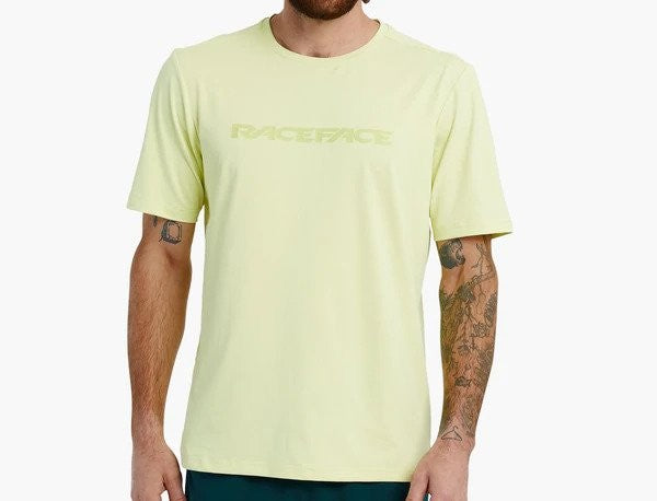 RACE FACE Commit Short Sleeve Tech Top Tea Green L