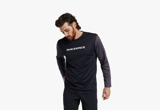 RACE FACE Indy Long Sleeve Jersey Charcoal L