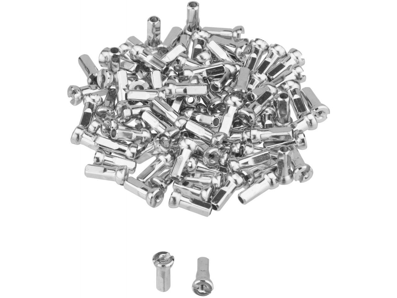 SAPIM Polyax Brass 14G 12mm Silver Pack of 100