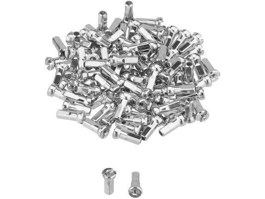 SAPIM Polyax Brass 14G 12mm Silver Pack of 100