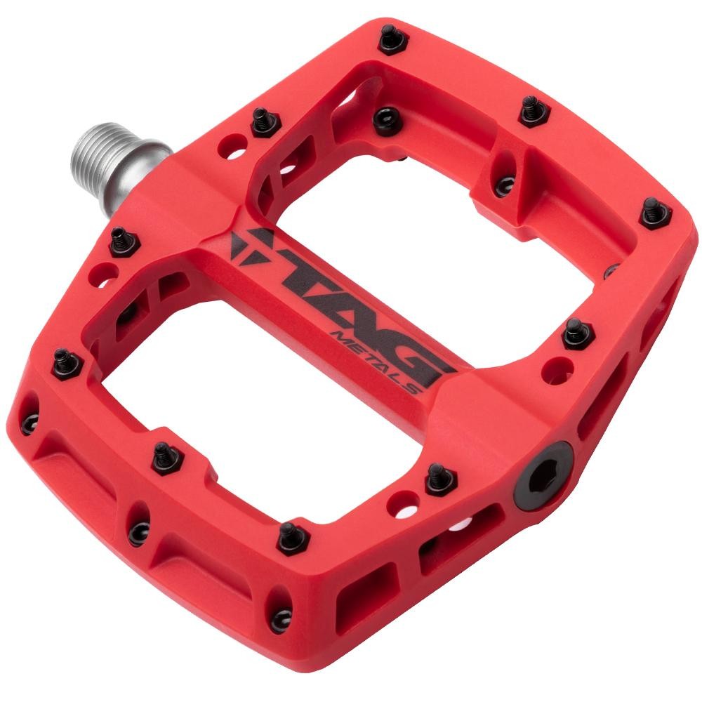 TAG T3 PEDALS NYLON RED